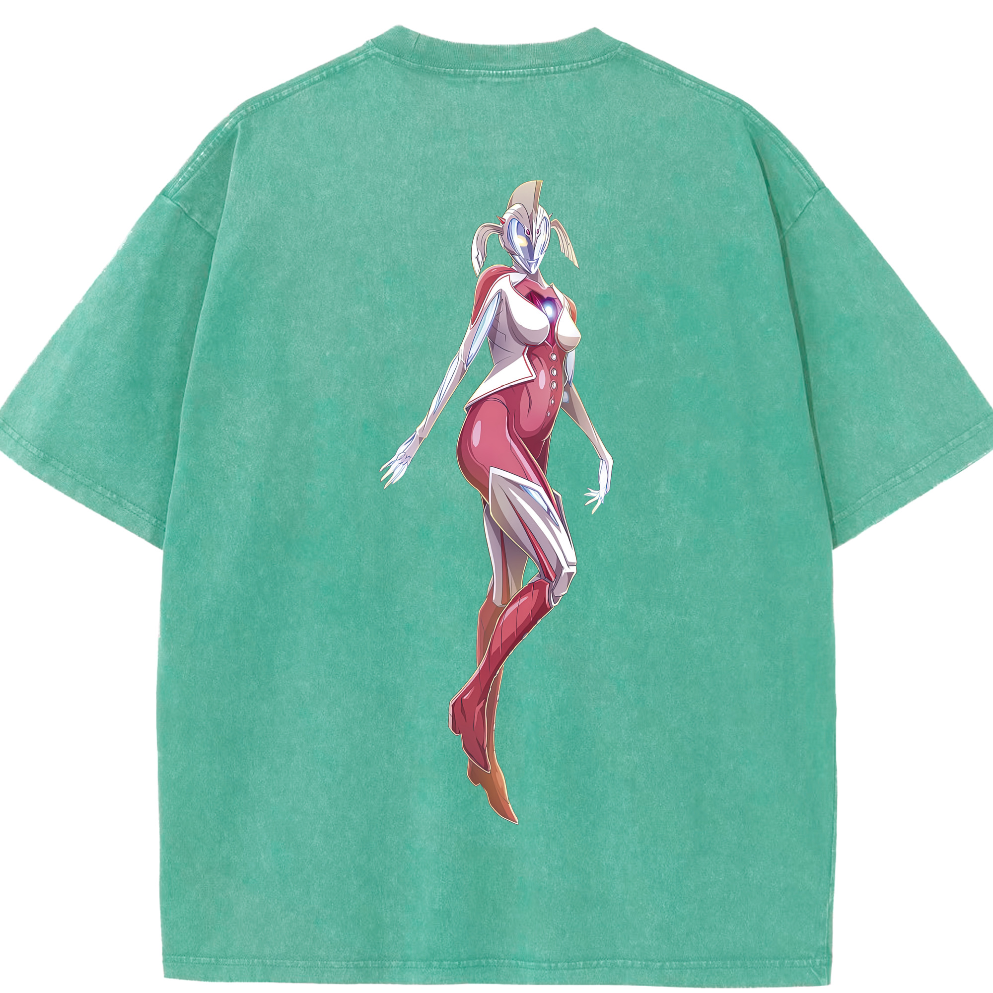 （画像用） ウルトラマン Ultraman 綿100% ヴィンテージ風 半袖Tシャツ（背面プリント）